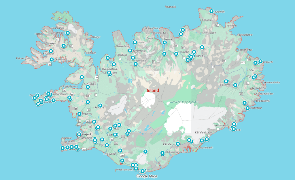 island karta