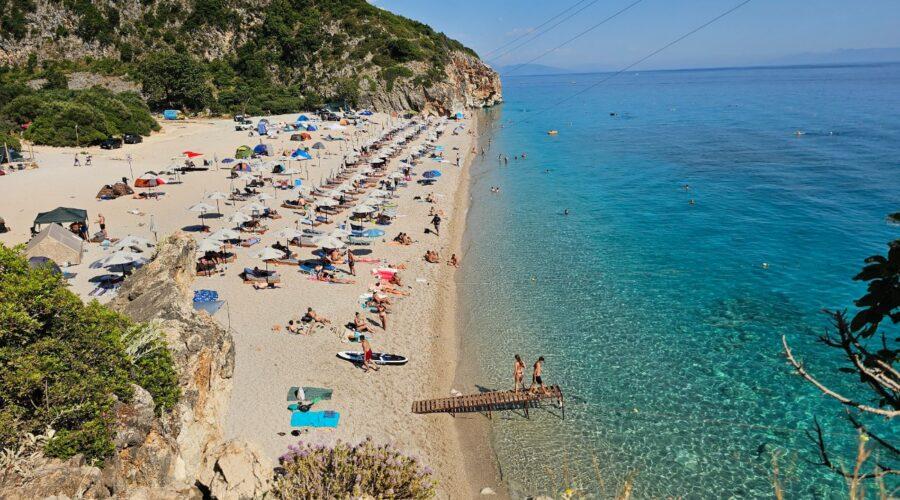Gjipe plaža i prekrasna boja mora