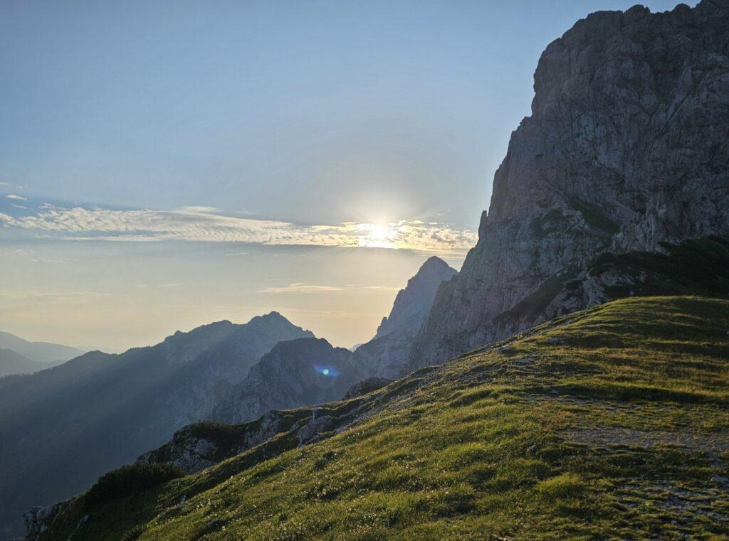 Izlazak sunca sa kamniškog sedla