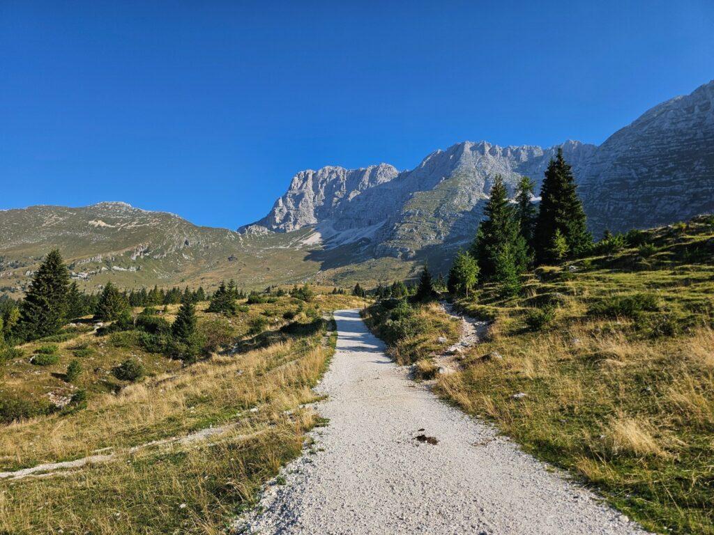 Početak staze za Montaž