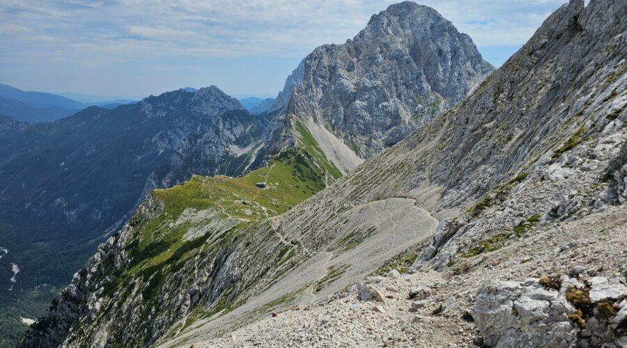 Prečenje sipara nakon Kamniške koče